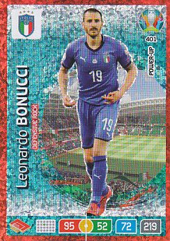 Leonardo Bonucci Italy Panini UEFA EURO 2020 POWER-UP - Defensive Rock #401